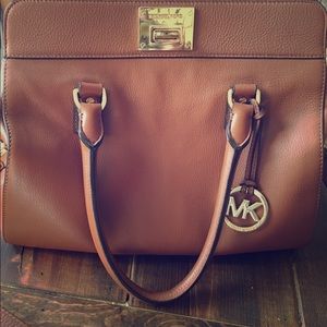 SOLD Michael Kors leather satchel